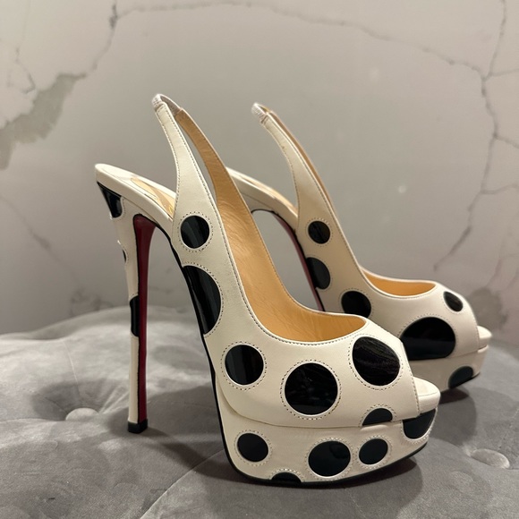 Christian Louboutin Lady Peep slingback size 37 - Picture 4 of 6